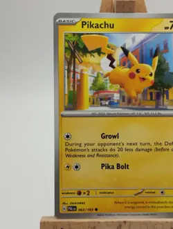 Pokemon TCG Pikachu 062/193 Paldea Evolved Regular Card - Image 2