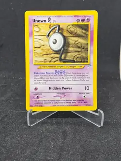 Pokemon Card Unown G 27/105 Neo Destiny Rare - Image 1