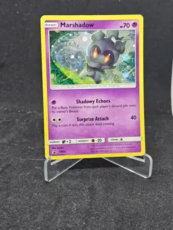 Pokemon Card Marshadow SM93 Sun & Moon Promo Holo Rare - Image 1