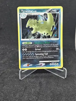 Pokemon Card Tyranitar 30/100 Diamond & Pearl-Stormfront Holo Rare - Image 1