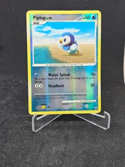 Pokemon Card Piplup 71/100 Diamond & Pearl-Majestic Dawn Reverse Holo Common - Image 1