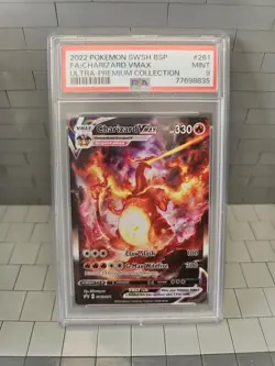 Pokemon TCG Charizard VMAX SWSH261 PSA 9 Promo Card - Image 3