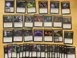 Magic The Gathering Lot Of 41 Battle For Baldur’s Gate BLACK Cards - Image 1