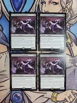 4x Crossway Troublemakers - NM/M LCC MTG Magic - Image 1