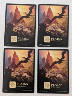 MTG 4 X * FULL ART* The Lost Caverns Of Ixalan PLAINS NM - Image 1