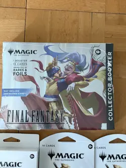 MTG Final Fantasy - Collector Omega Booster & Play Pack & 2 Play Boosters NEW - Image 2