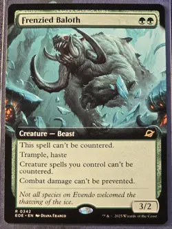 Frenzied Baloth (Extended Art) - MTG - Edge of Eternities - Near Mint - English - Image 1