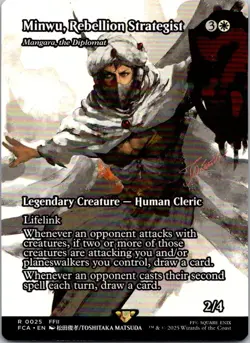 Magic the Gathering Mangara, Diplomat Borderless FINAL FANTASY Through the Ages - Image 1