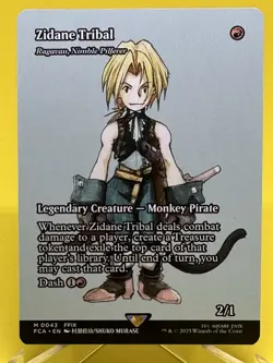 MTG Final Fantasy Zidane Tribal Showcase Near Mint Pack Fresh - Image 1