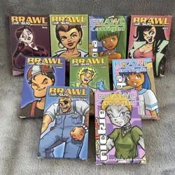 Lot of 9 Brawl Club Foglio Card Game See Photos For Names MINT - Image 1