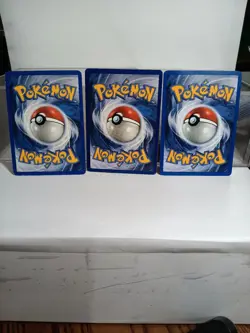 (3) Pokemon TCG card Base Set Lightning Electric Energy 100/102 1999 WoTC Vtg - Image 3