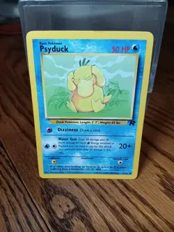 Pokemon TCG Psyduck Team Rocket 65/82 Unlimited Regular Common Card WOTC NM - Image 1