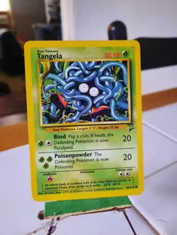 TANGELA Base Set 2 96/130 Common Pokemon Card Unlimited 2000 NM Vintage WoTC - Image 1