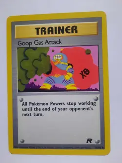 Pokemon Card: Goop Gas Attack 78/82 Team Rocket Set Rare! NM Vintage WoTC - Image 1