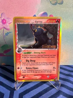 Heracross 3/101 Reverse Holo - Dragon Frontiers #3 - Mid Era Pokemon Card - LP+ - Image 1