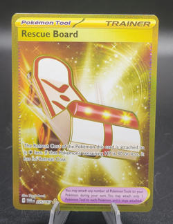 Rescue Board 225/167 Sv06: Twilight Masquerade Holo - NM Gold Pokemon Card - Image 1