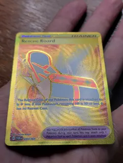 Rescue Board 225/167 Sv06: Twilight Masquerade Holo - NM Gold Pokemon Card - Image 4