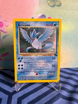 Articuno (2/62) - Fossil #2 Vintage Holo WOTC Pokemon Card - LP - Image 1
