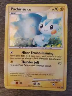 Pokemon Pachirisu TCG DP04 Diamond and Pearl Holo Promo Card Ungraded - Image 1