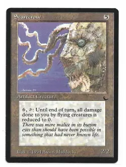 Magic the Gathering ~ MTG ~ 1x Scarecrow ~ M/NM ~ THE DARK - Image 1