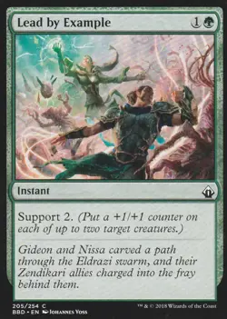 Lead by Example (205) - Battlebond - English - Common - MTG - Image 1