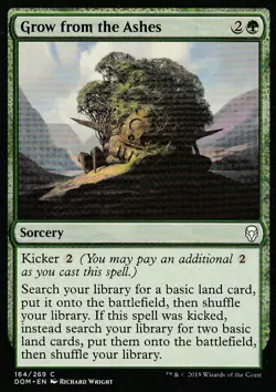 Grow from the Ashes (164) - Dominaria - English - Common - MTG - Image 1