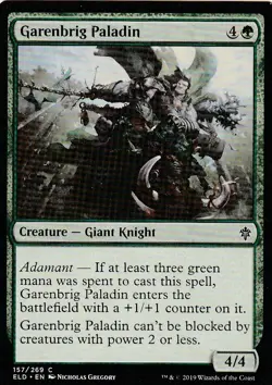 Garenbrig Paladin (157) - Throne of Eldraine - English - Common - MTG - Image 1