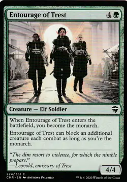 Entourage of Trest (224) - Commander Legends - English - Common - MTG - Image 1