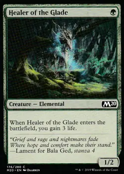 Healer of the Glade (176) - Core Set 2020 - English - Common - MTG - Image 1