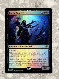 Elegy Acolyte 97 FOIL R MTG Edge of Eternities NM X1 - Image 1