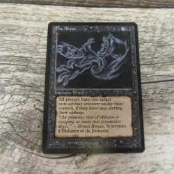 Magic The Gathering MTG The Abyss Legends 1994 MP Good Ungraded - Image 1