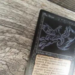 Magic The Gathering MTG The Abyss Legends 1994 MP Good Ungraded - Image 3