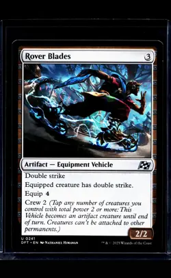 2025 MTG Magic the Gathering DFT Aetherdrift #241 Rover Blades - Image 1
