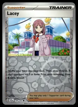LACEY [FOIL] - 139/131 - STELLAR CROWN SCR POKEMON REVERSE - NM - Image 1