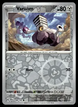 VAROOM [FOIL] - 108/131 - STELLAR CROWN SCR POKEMON REVERSE - NM - Image 1