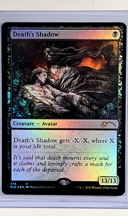 2022 MTG Magic the Gathering SLD Secret Lair Drop Foil #474 Death's Shadow - Image 1