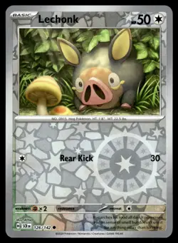 LECHONK [FOIL] - 126/131 - STELLAR CROWN SCR POKEMON REVERSE - NM - Image 1