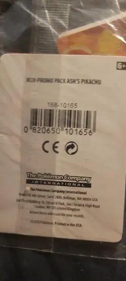 5 x Pokemon M20 I Choose You Ash's Pikachu Promo 3 pack factory sealed - Image 3