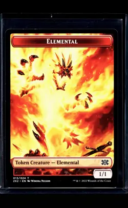 2022 MTG Magic the Gathering 2X2 Double Masters #13 Elemental Phyrexian Golem - Image 2