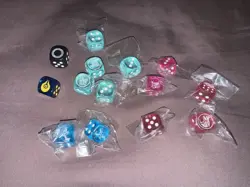 Yugioh Dice Lot Of 14 Dice - Image 1