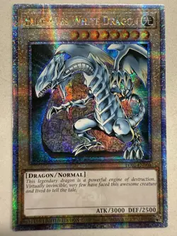 *** BLUE-EYES WHITE DRAGON *** QUARTER CENTURY SECRET RARE LC01-EN004 YUGIOH! - Image 1