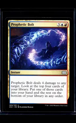 2022 MTG Magic the Gathering 2X2 Double Masters #265 Prophetic Bolt - Image 1