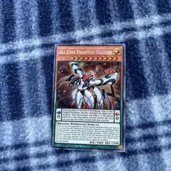 Yugioh All-Eyes Phantom Dragon BLHR-EN043 Secret Rare 1st Edition NM - Image 1