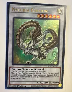 Naturia Barkion (Duel Terminal) HAC1-EN122 Hidden Arsenal Yugioh 1 1st Edition - Image 1