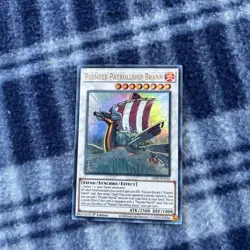 GFP2-EN135 PLUNDER PATROLLSHIP BRANN ULTRA RARE 1ST EDITION YuGiOh CARD - Image 1