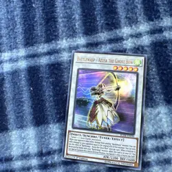 Yugioh Battlewasp - Azusa the Ghost Bow (Ultra Rare) (1st Edition)- BLHR-EN036 P - Image 2