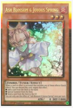 YuGiOh TCG - Ash Blossom & Joyous Spring - MAGO-EN011 Maximum Gold - 1st Edition - Image 1
