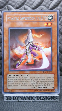 | Yugioh Mystic Swordsman LV2 DR3-EN011 Rare Dark Revelation Volume 3 NM- 🔥 | - Image 1