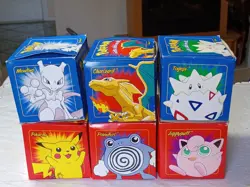 Full Set 1999 Pokemon 23k Gold Plated Trading Card Burger King Red & Blue Box - Image 1