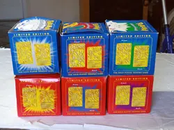 Full Set 1999 Pokemon 23k Gold Plated Trading Card Burger King Red & Blue Box - Image 3